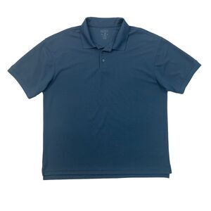 RedHead Polo Shirt Mens XL Extra Large Cadet Blue Moisture Wick Performance Golf